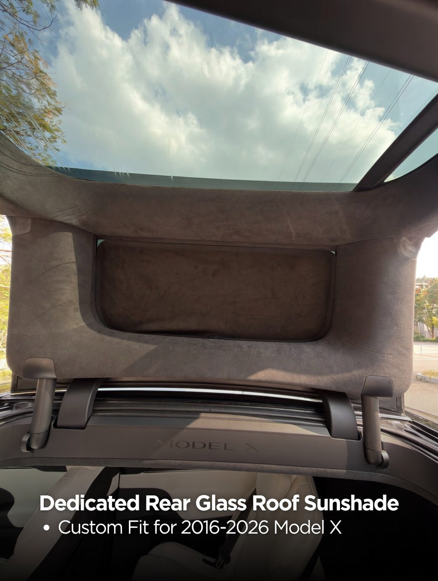 Tesla Model X Sunroof Shade Sun Blocker | Heat Insulation Roof Sunshade