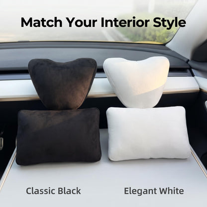 Tesla Model X Minimalist Headrest Lumbar Cushion Kit - Comfort Interior Accessory