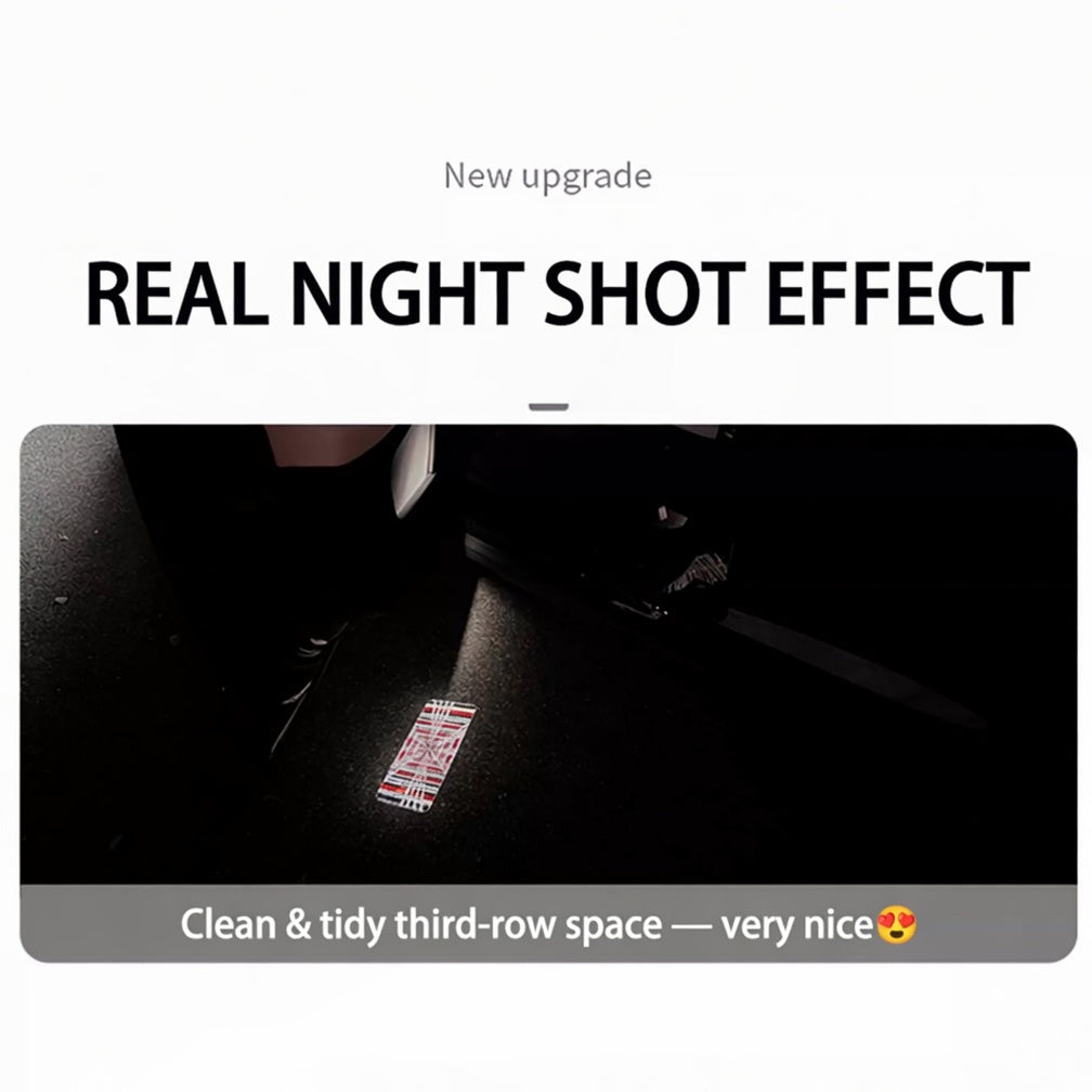 Tesla Model X Plaid Door Welcome Ambient Light - Interior Decor Projector