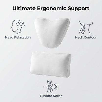 Tesla Model X Minimalist Headrest Lumbar Cushion Kit - Comfort Interior Accessory