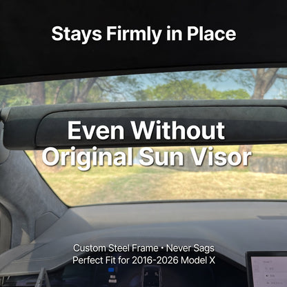 Tesla Model X Sunroof Shade Sun Blocker | Heat Insulation Roof Sunshade