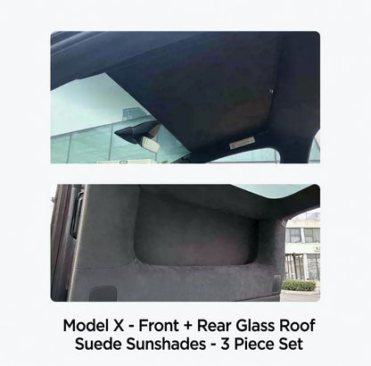 Tesla Model X Sunroof Shade Sun Blocker | Heat Insulation Roof Sunshade
