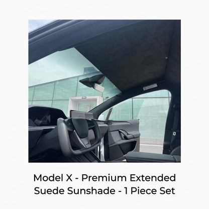 Tesla Model X Sunroof Shade Sun Blocker | Heat Insulation Roof Sunshade